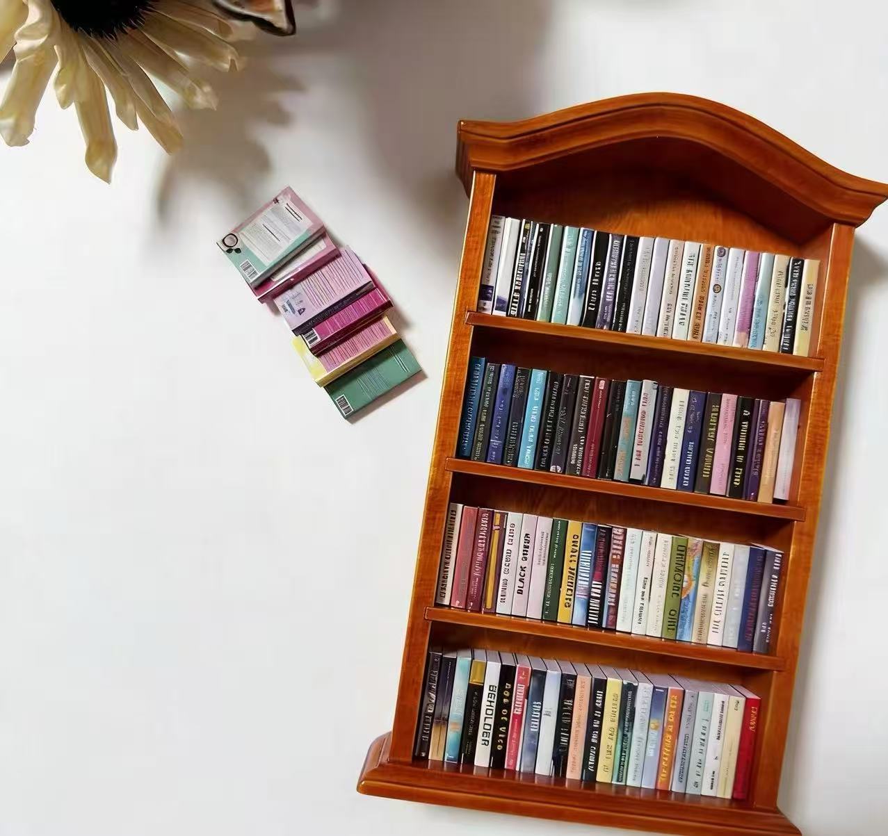 Mini Bookshelf Comes With 90 Mini Books