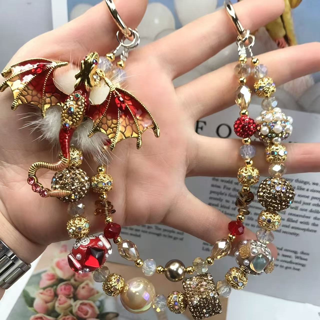 Fantasy Dragon Phone Charm Bag Chain