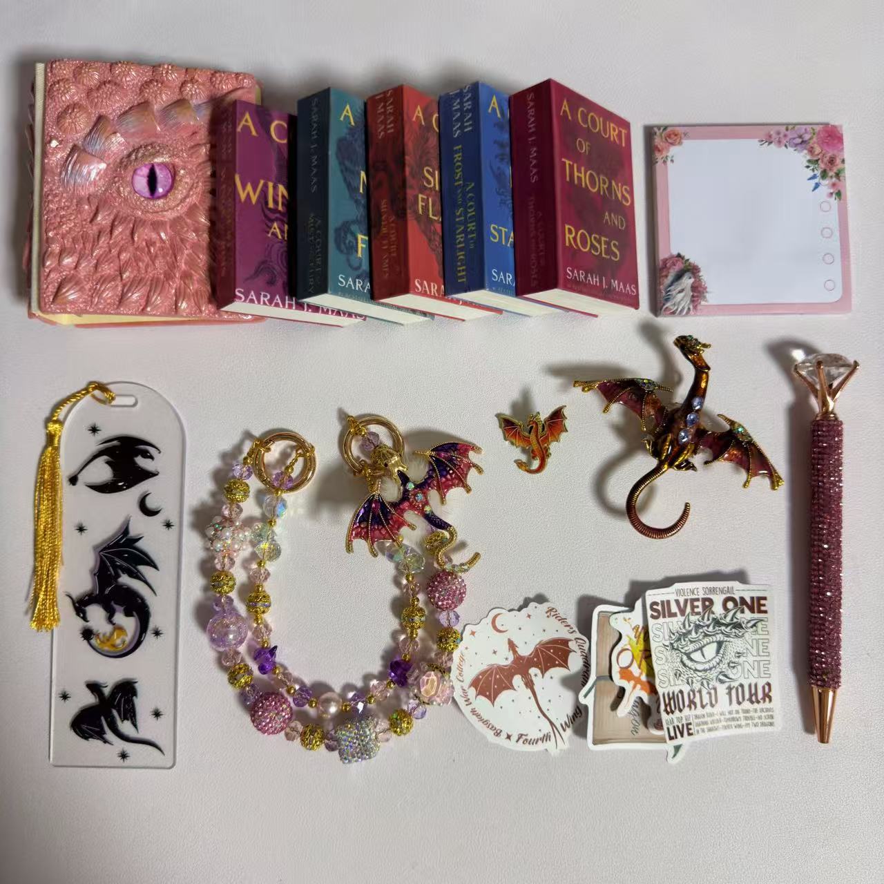 Rose Thorns Dragon Bookish Bundle