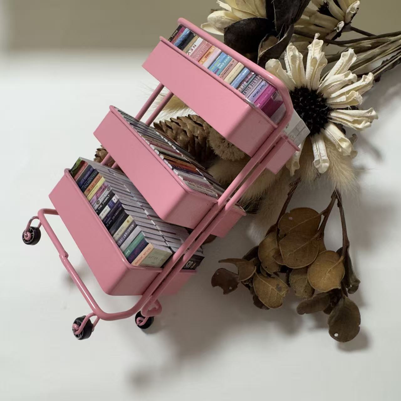 Mini Book Cart&Mini Books