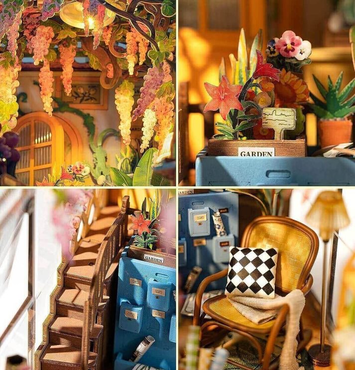 DIY Book Nook- Garden House
